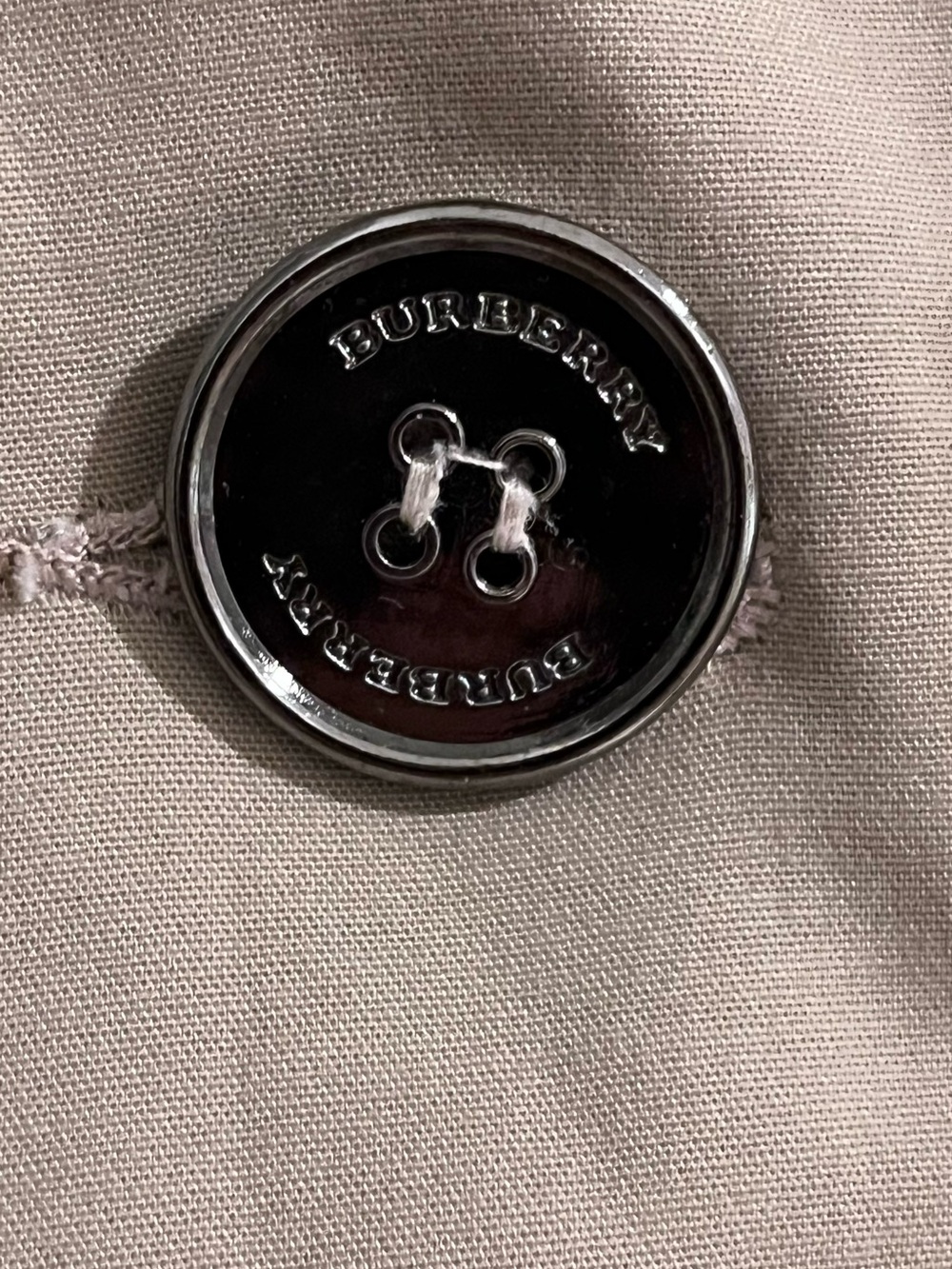 Burberry Cropped Double Breasted 3/4 Sleeve Trench Coat - Picture 3 of 8